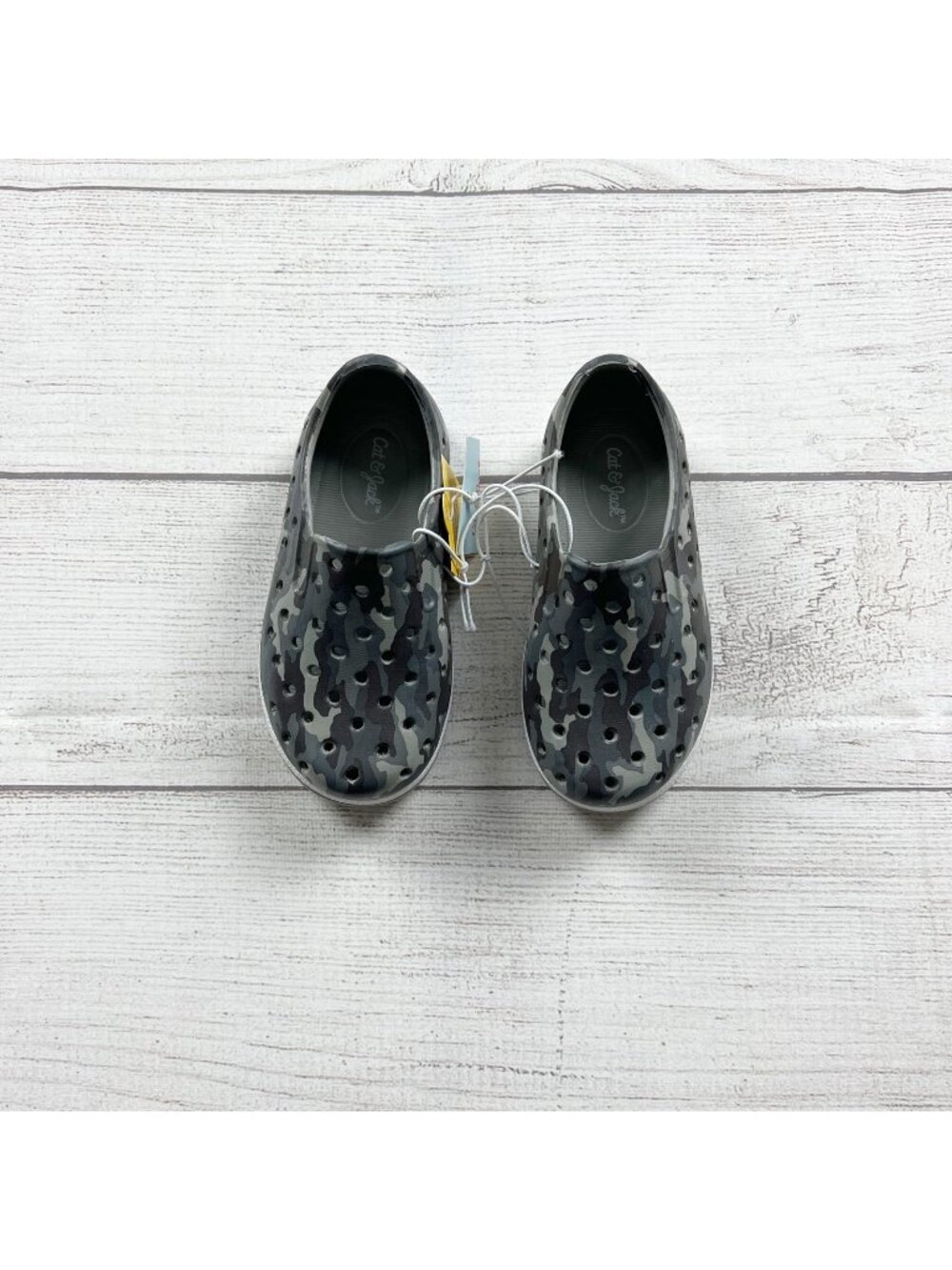 Cat & Jack Toddler Camo Rubber Slip On Shoes Lightweight Casual NWT 6